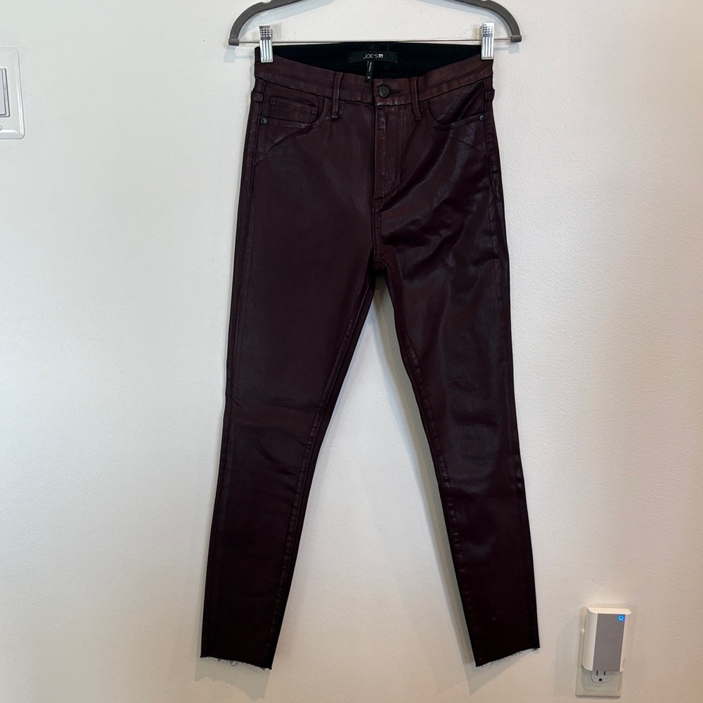 Joe's Jeans Maroon Denim Pants
